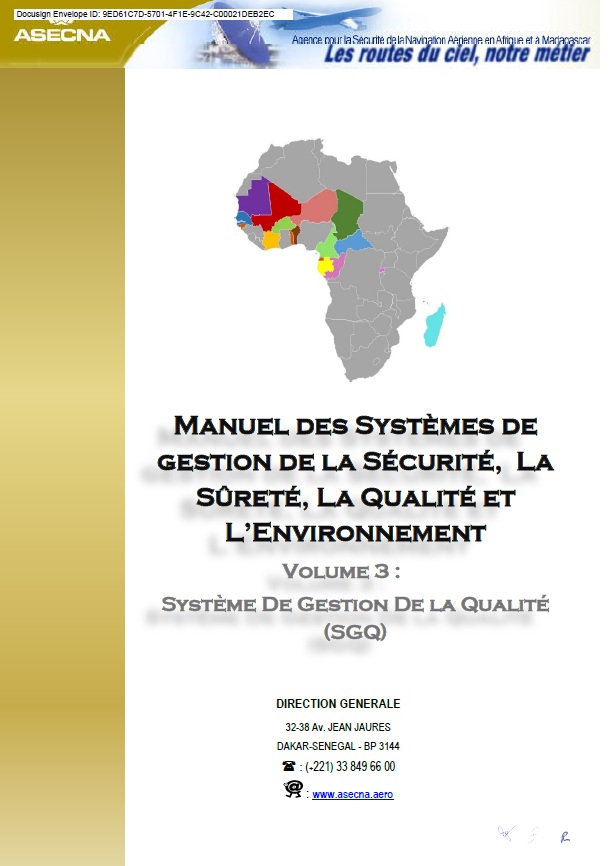 FR 2025 Manuel SSQE ASECNA Volume 3 SGQ